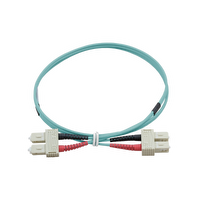 3-DX-SC-SC-5-AA </div> <b>  5m Aqua SC-SC MM OM3 Duplex Fibre Optic Patch Lead