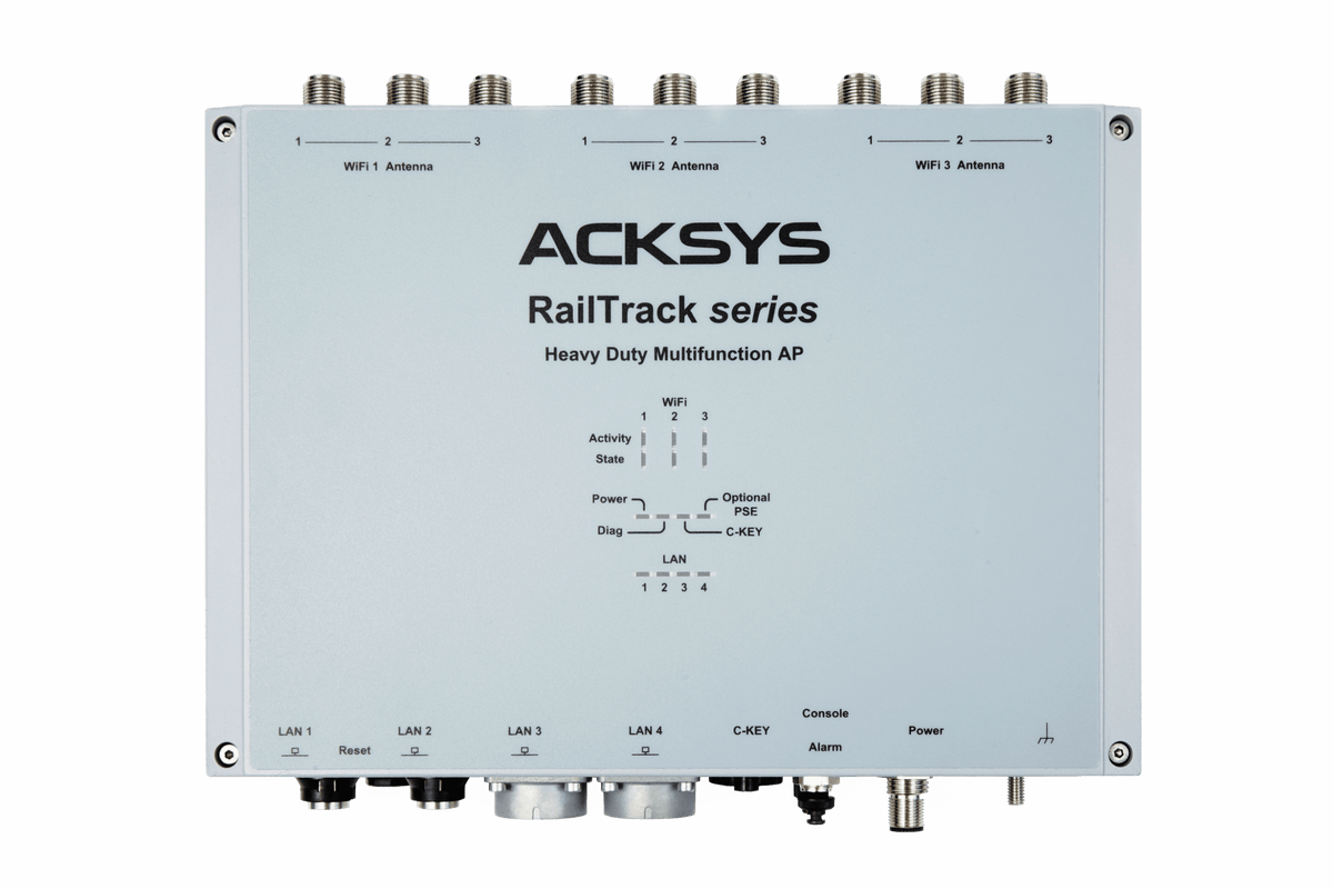 RailTrack Series: Hardened 802.11ac WiFi Access Point and Backbone Repeater